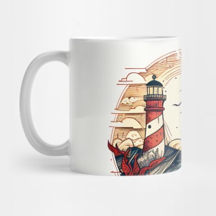 Lighthouse Colorful Art Creation V5 Mug